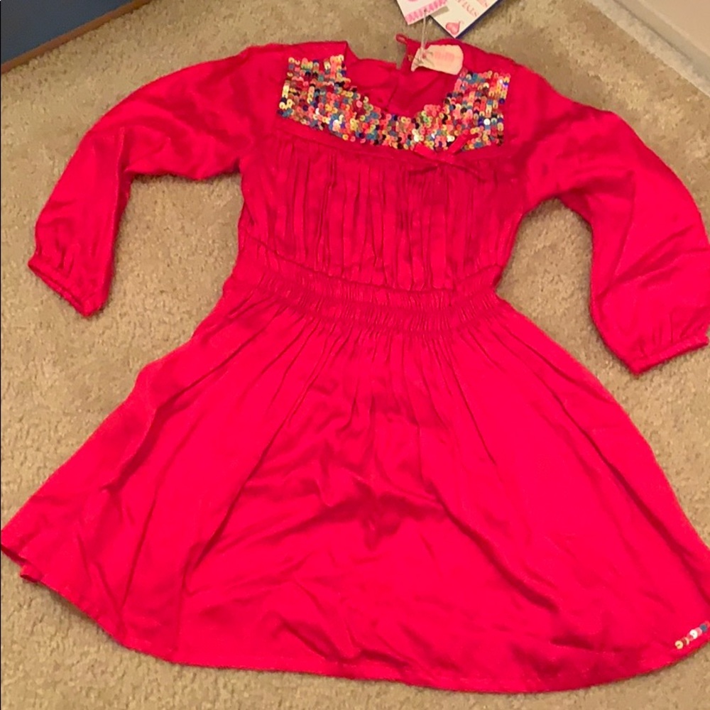 MIM-PI girls sequin dress NWT